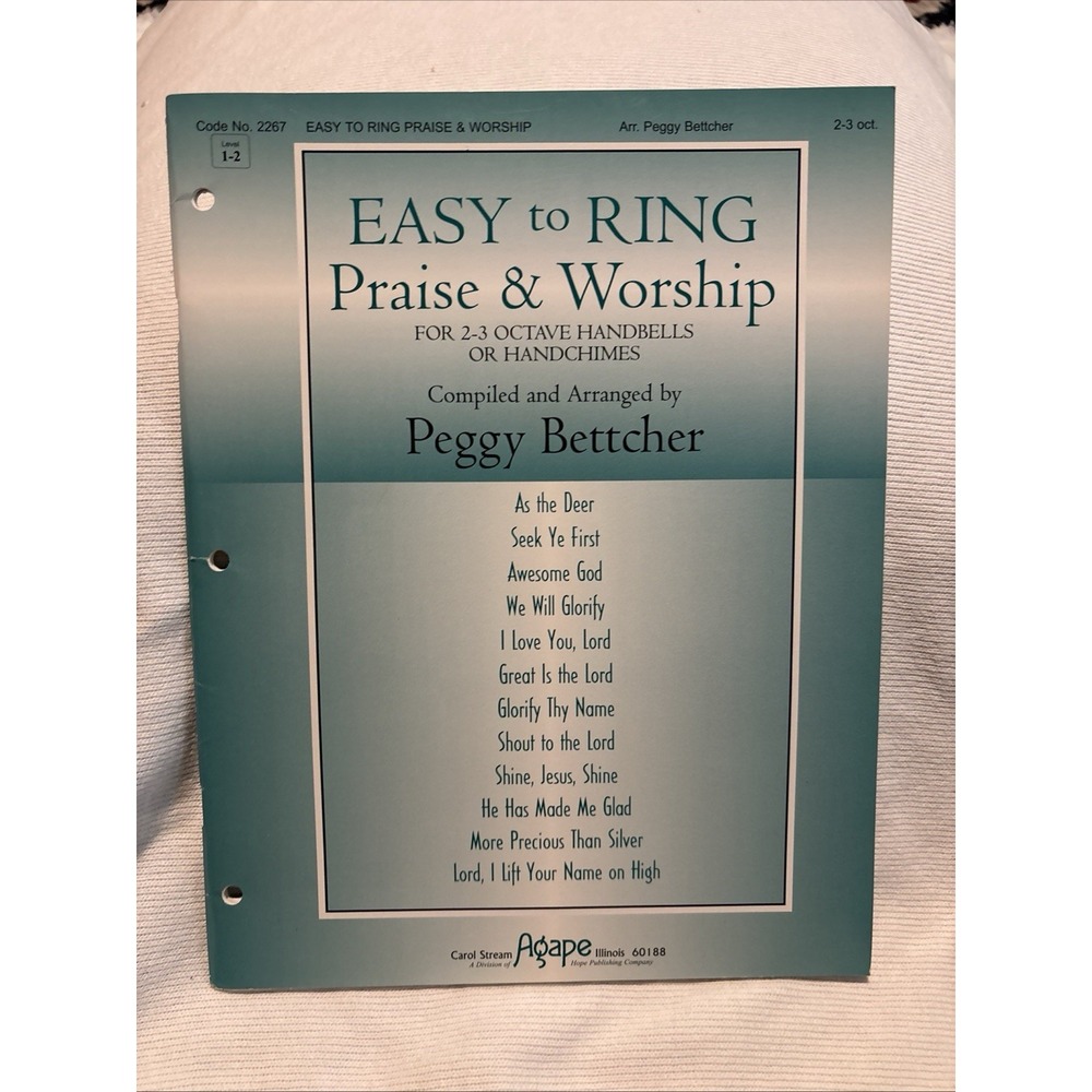 Easy To Ring Praise & Worship For 2-3 Octave Handbells